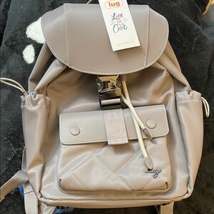 Lug Wiffle Satin Luxe backpack NWT